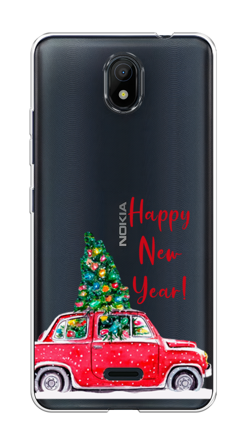 

Чехол на Nokia C100 "Happy New Year", Красный;зеленый, 125350-5