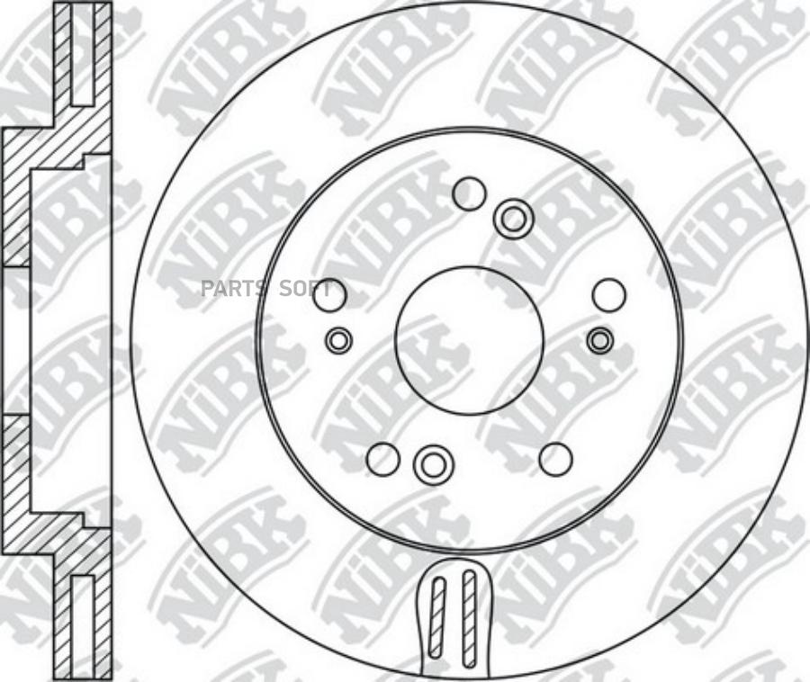 

Тормозной диск NiBK комплект 1 шт. RN1418