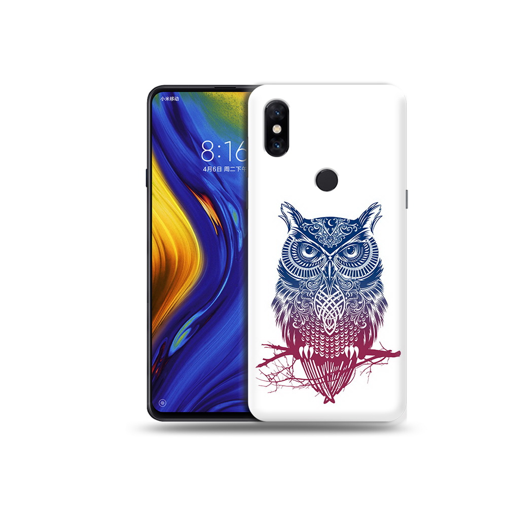 

Чехол MyPads Tocco для Xiaomi Mi Mix 3 хиппи сова (PT119757.326.664), Прозрачный, Tocco