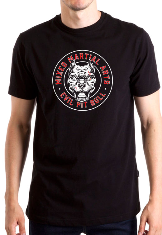 

Футболка унисекс NoBrand Evil Pit Bull черная M, Черный, Evil Pit Bull