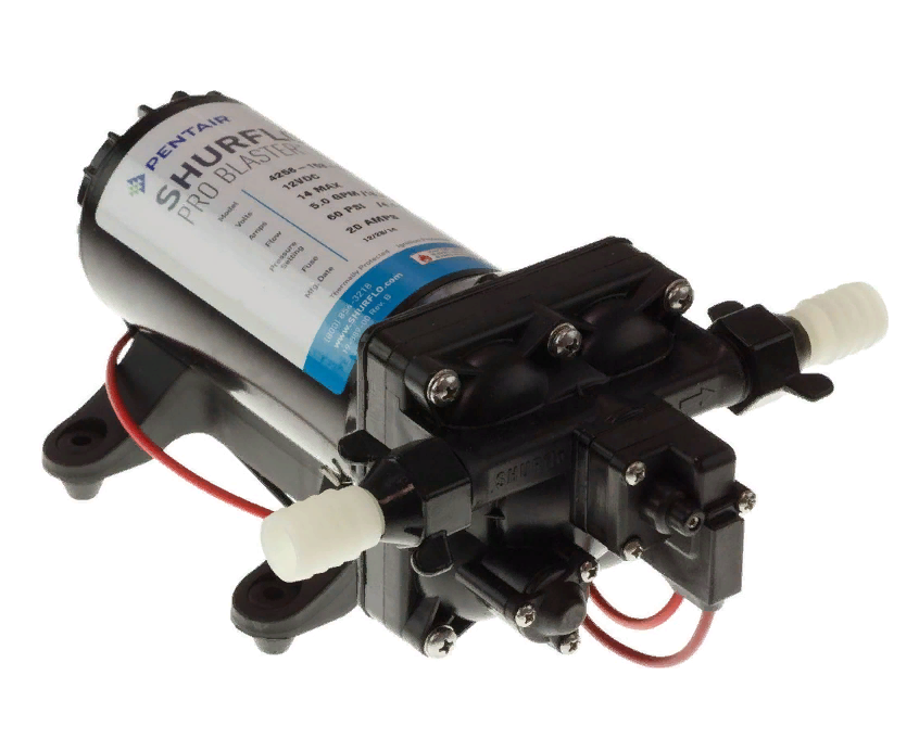 

Помпа водоподающая мембран Shurflo ProBlaster II Ultimate,12 В,18.9 л/мин,60 PSI(4.1 бар), 4258153E09