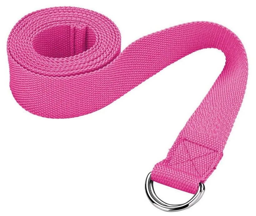Ремешок для йоги Start Up NT18021 р 183х3,8 см розовый