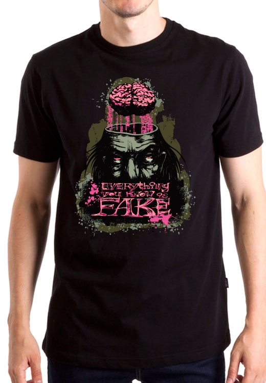 

Футболка унисекс NoBrand Everything You Know Is Fake Color черная L, Черный, Everything You Know Is Fake Color