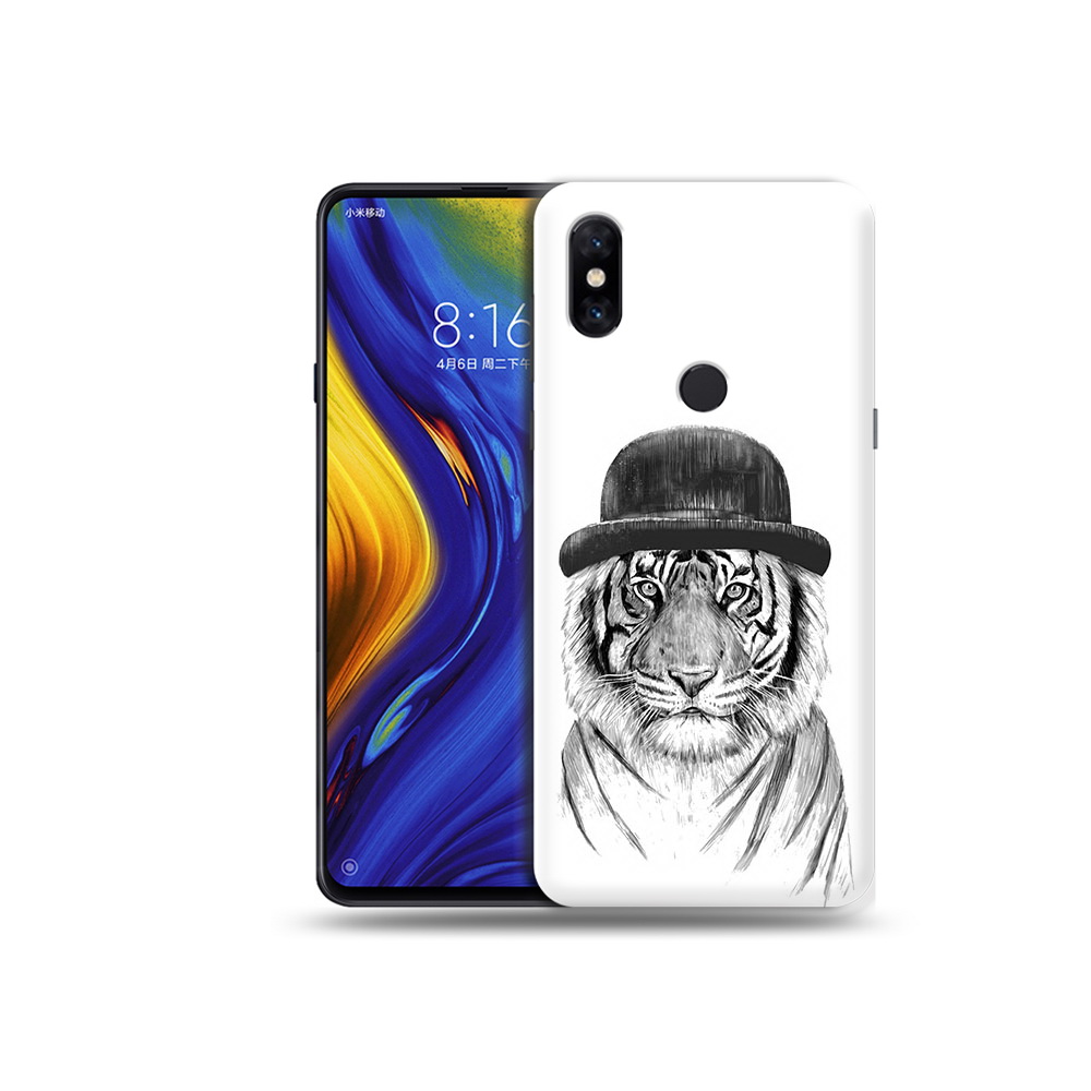 

Чехол MyPads Tocco для Xiaomi Mi Mix 3 тигр британец (PT119757.326.641), Прозрачный, Tocco