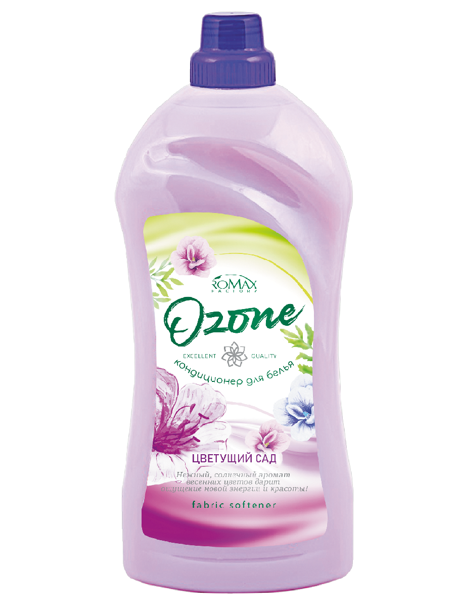 фото Кондиционер для белья romax ozone цветущий сад, 2 л