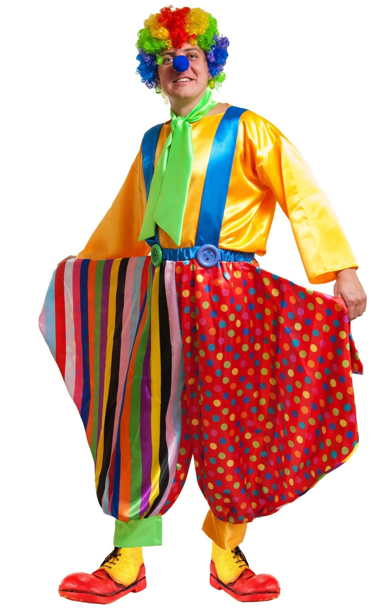 фото Костюм элит классик клоун в широких штанах взрослый 50