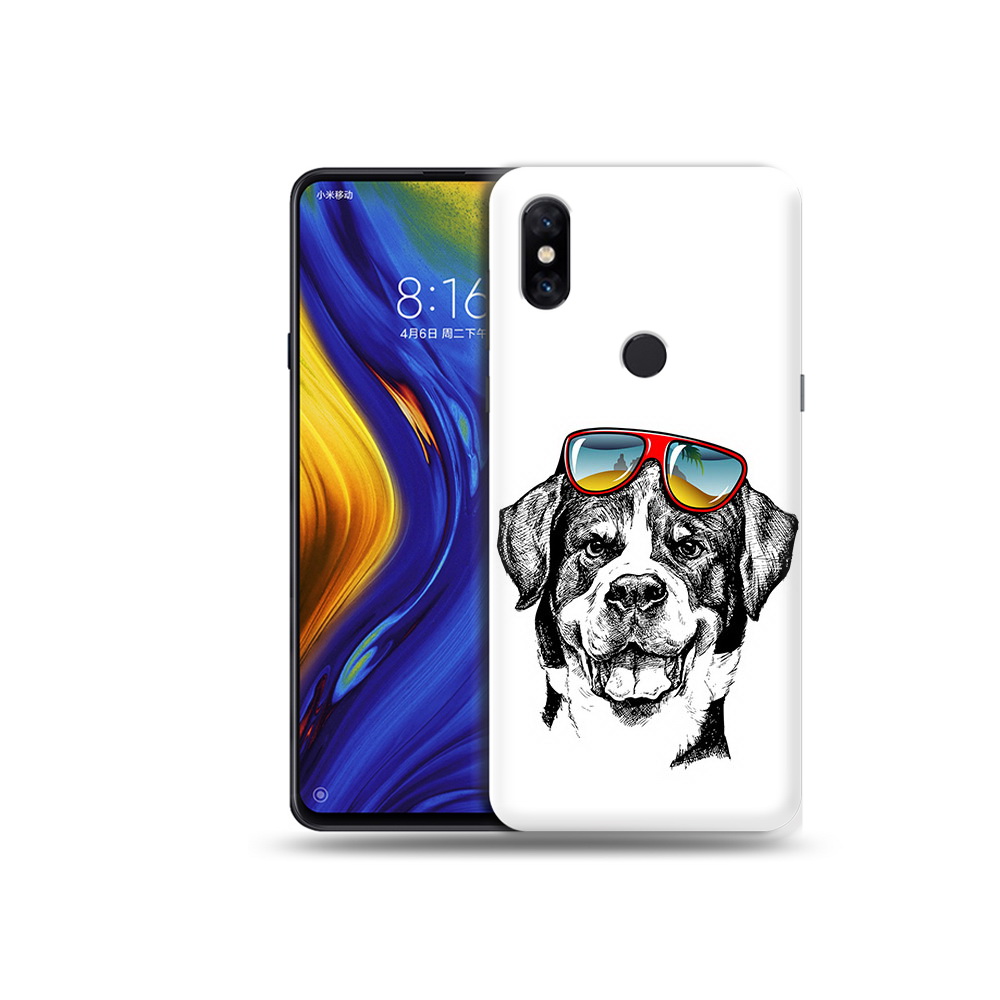 

Чехол MyPads Tocco для Xiaomi Mi Mix 3 счастливая собака (PT119757.326.631), Прозрачный, Tocco