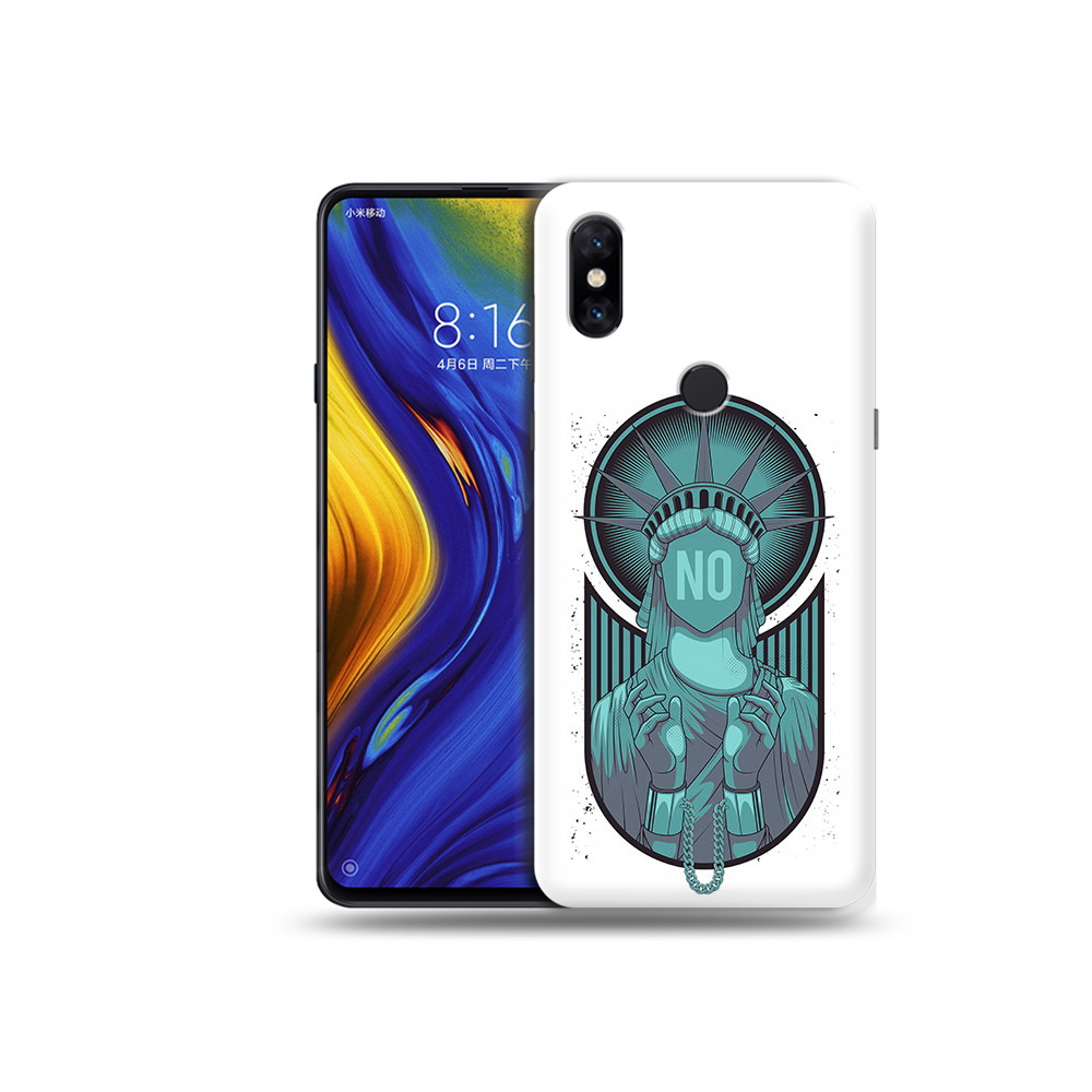 

Чехол MyPads Tocco для Xiaomi Mi Mix 3 статуя свободы зеленый (PT119757.326.623), Прозрачный, Tocco