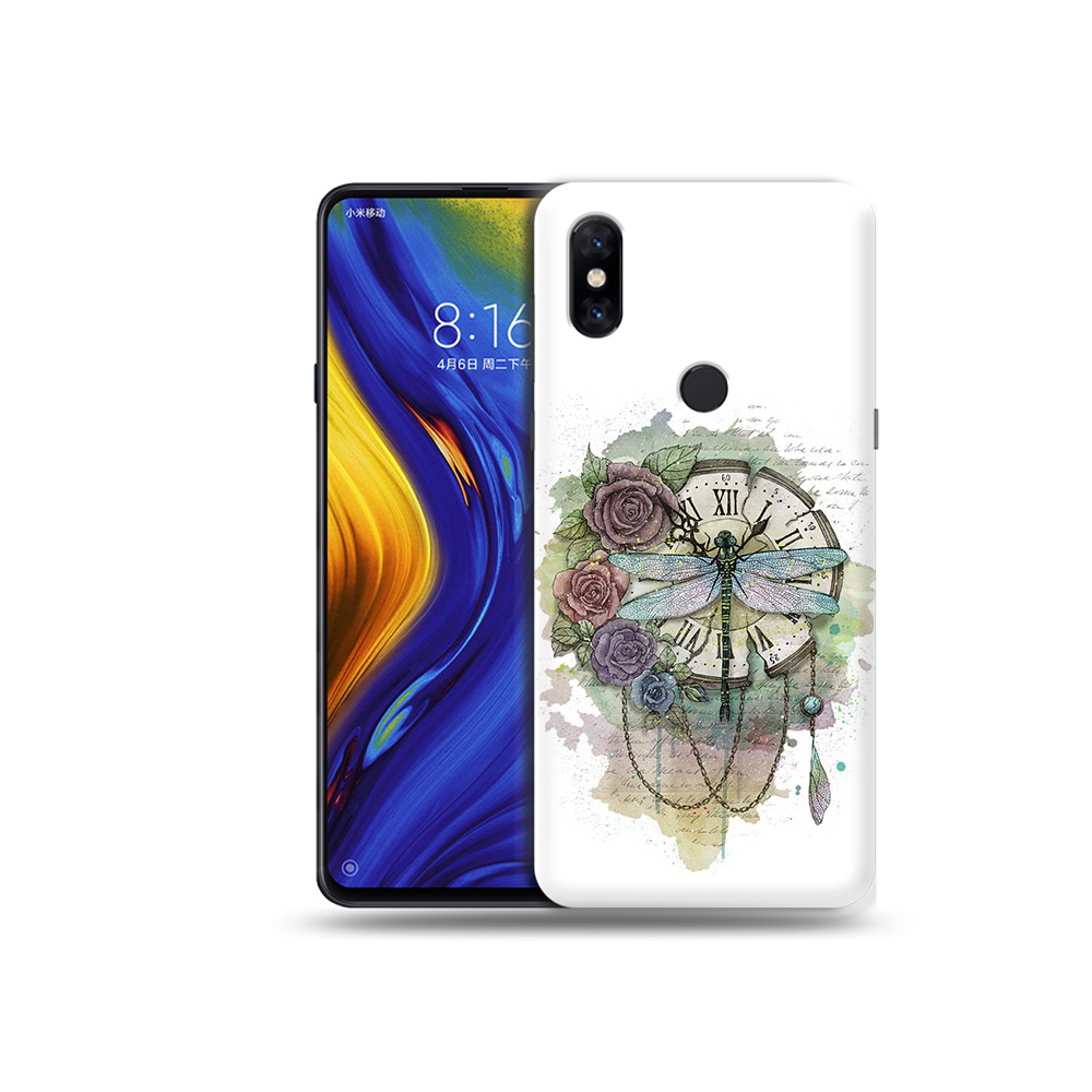 

Чехол MyPads Tocco для Xiaomi Mi Mix 3 старинные часы в цветах (PT119757.326.621), Прозрачный, Tocco