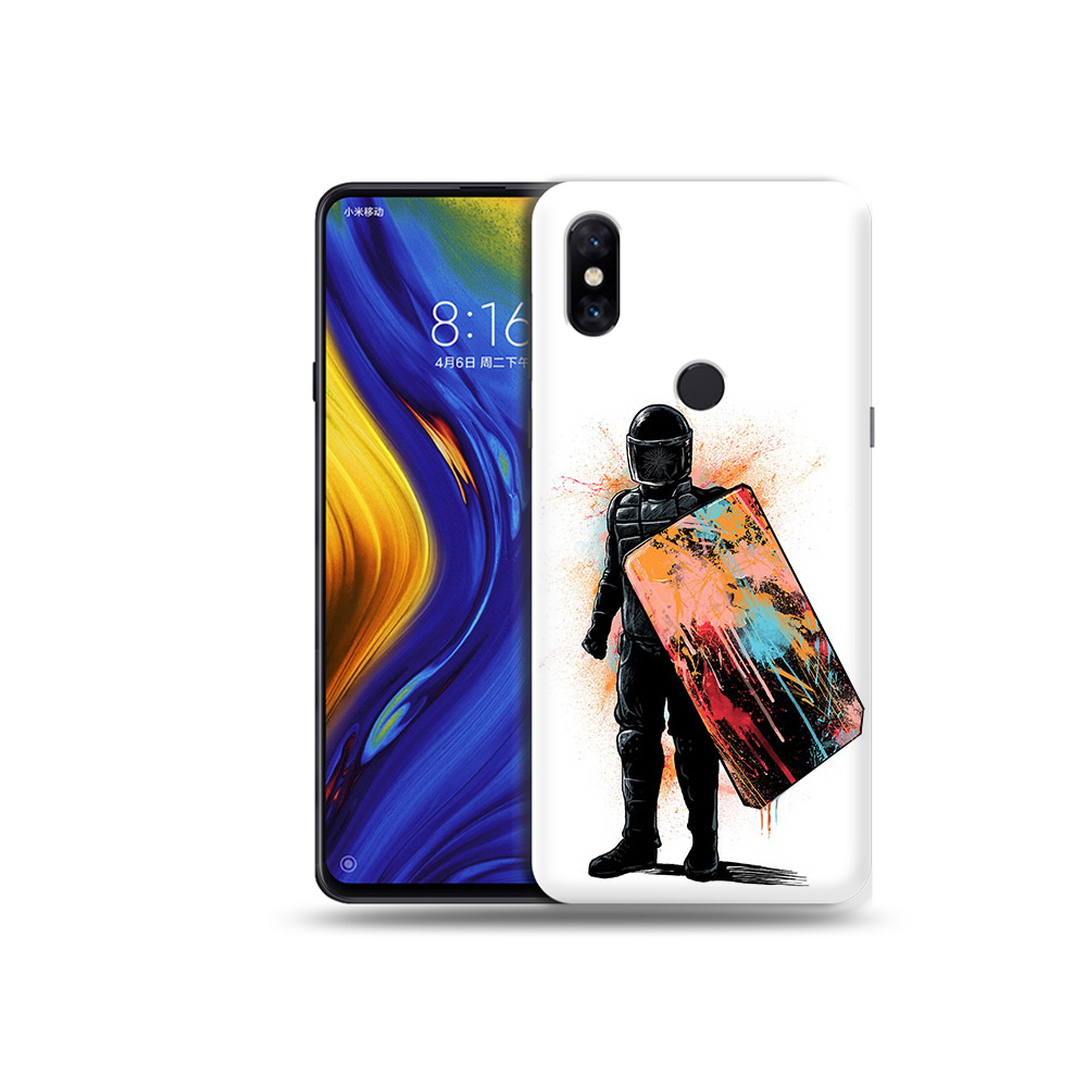 

Чехол MyPads Tocco для Xiaomi Mi Mix 3 солдат с красочным щитом (PT119757.326.614), Прозрачный, Tocco