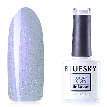 фото Гель-лак bluesky luxury silver №390