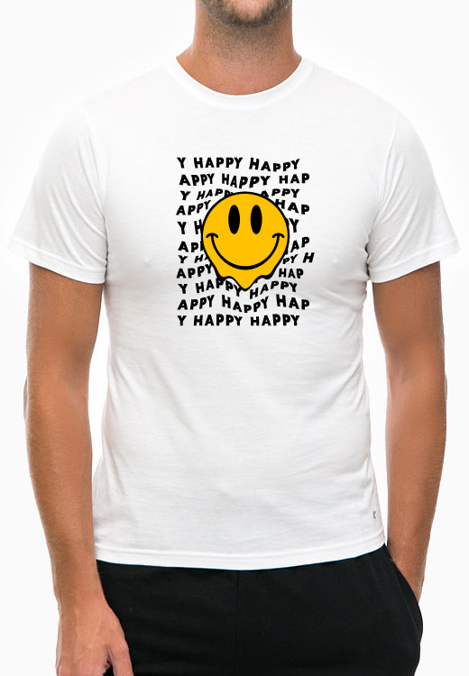 

Футболка унисекс NoBrand Emoji Acid белая M, Белый, Emoji Acid White