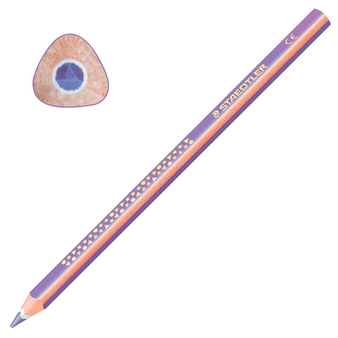

Карандаш цветной Staedtler Noris club, 1 шт., грифель 4 мм, фиолетовый, 1284-6, 6 шт