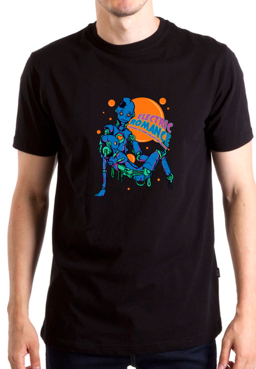 

Футболка унисекс NoBrand Electric Romance черная L, Черный, Electric Romance