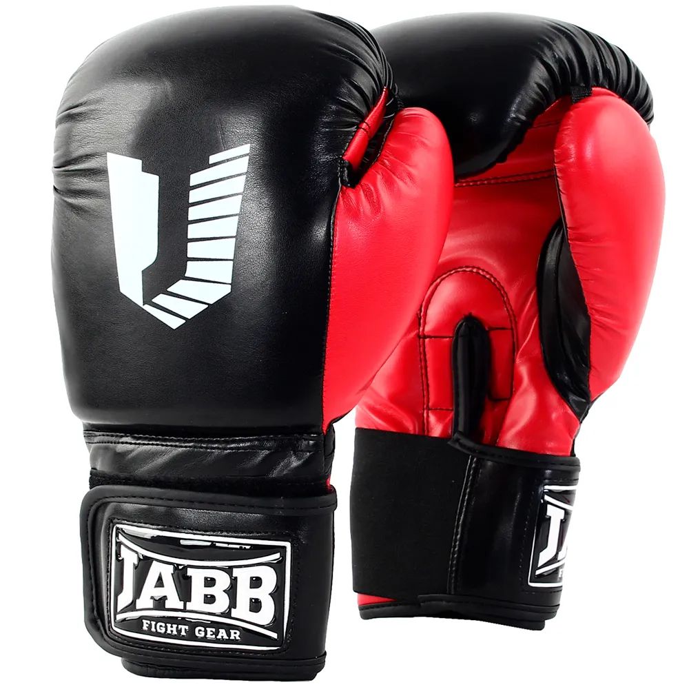Перчатки бокс.(иск.кожа) Jabb JE-4056/Eu 56 красный 12ун.