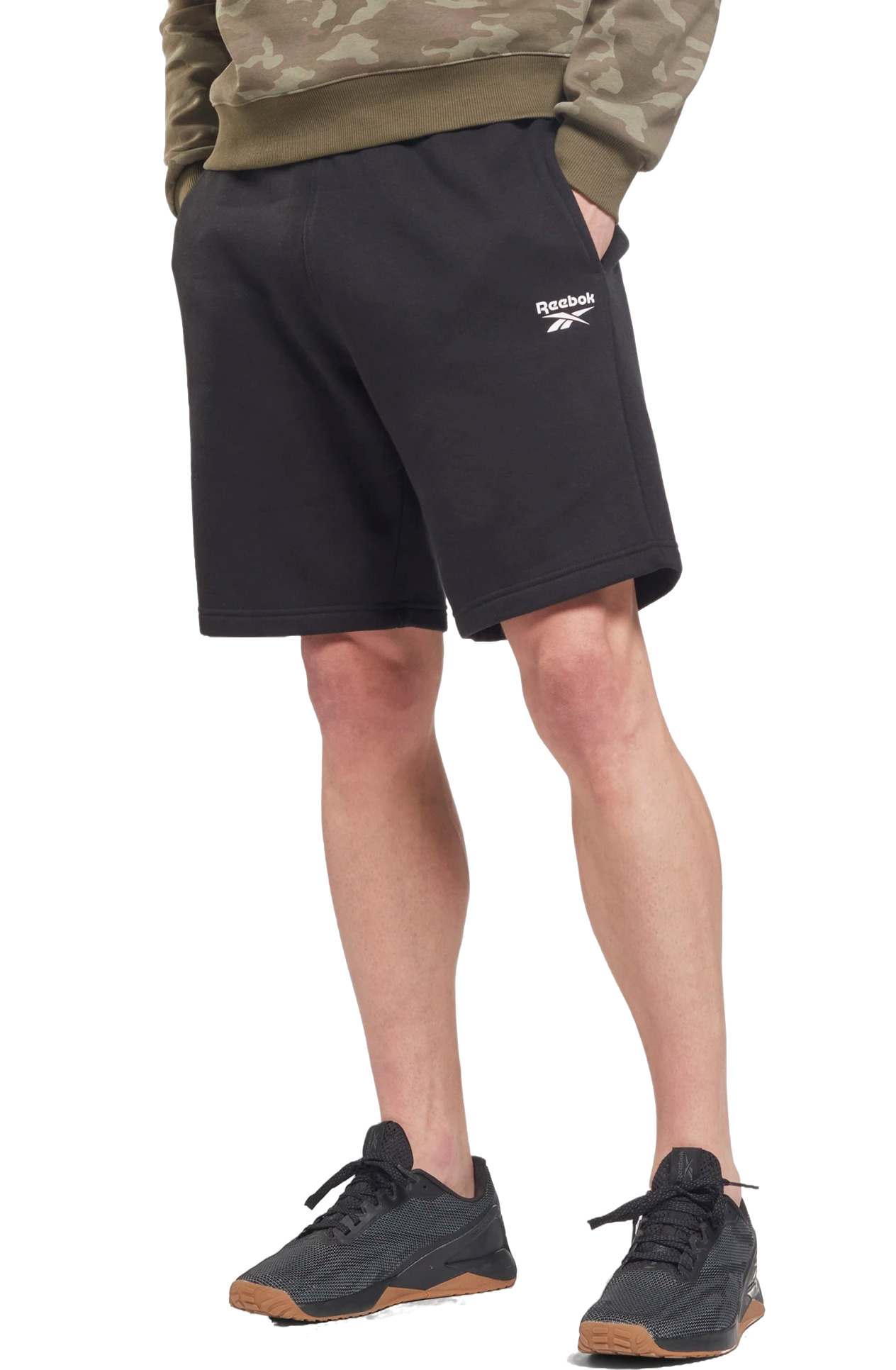 Трикотажные шорты мужские Reebok Ri Left Leg Logo Short черные S