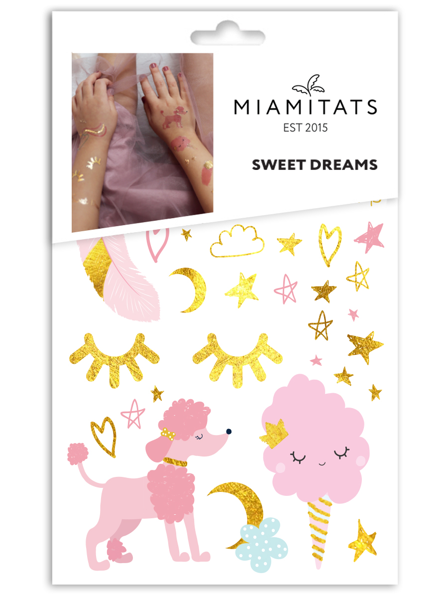 Тату переводные Miamitats Kids Sweet dreams miamitats переводные тату веснушки universal для одного нанесения