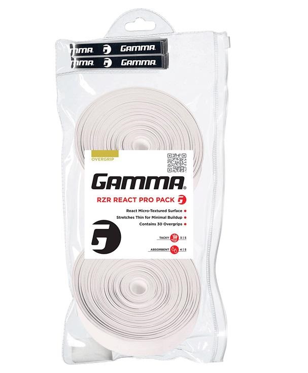 Намотка / овергрип Gamma Supreme Pro Pack / 30 шт белая