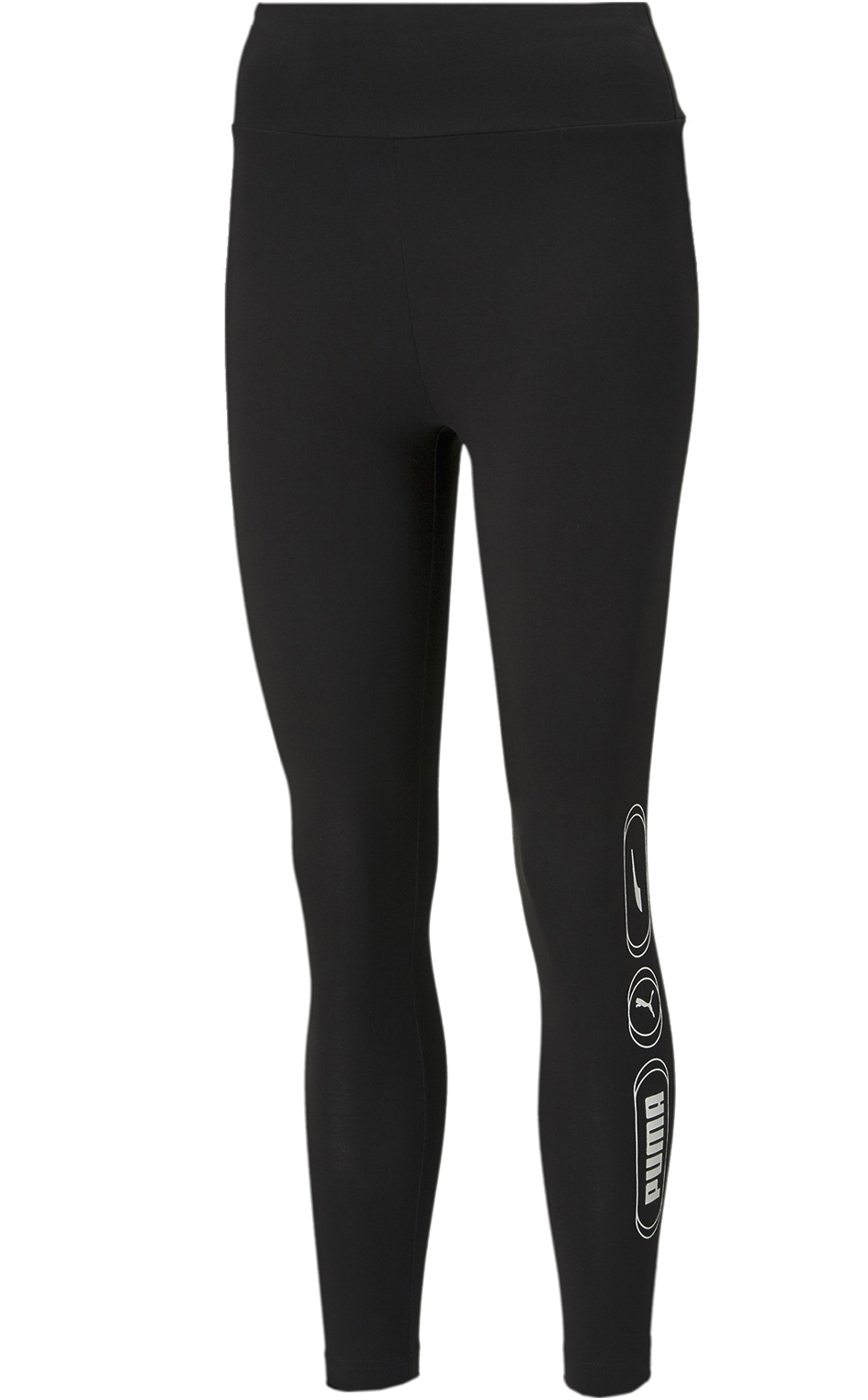 Спортивные леггинсы женские PUMA Rebel High Waist 78 Leggings черные M 3192₽