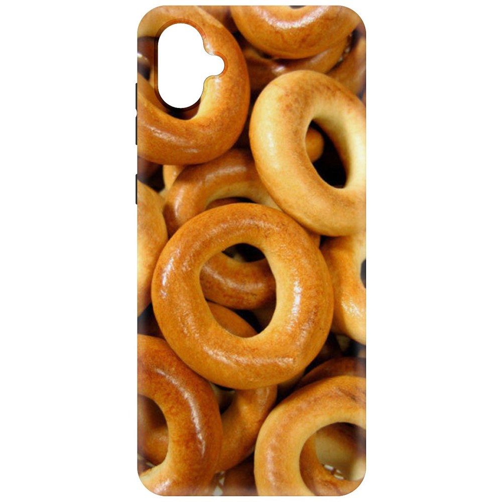 

Чехол-накладка Krutoff Soft Case Сушки для Samsung Galaxy A04e (A042) черный