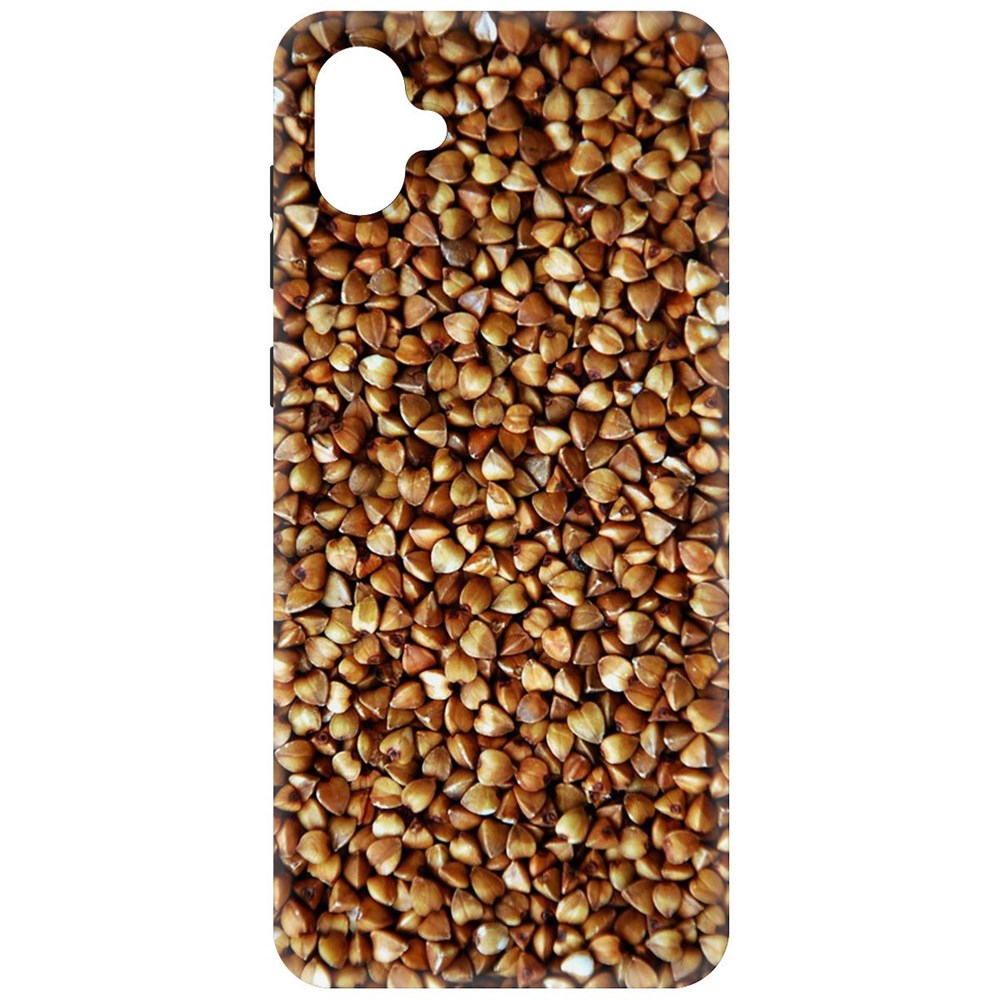 

Чехол-накладка Krutoff Soft Case Гречка для Samsung Galaxy A04e (A042) черный