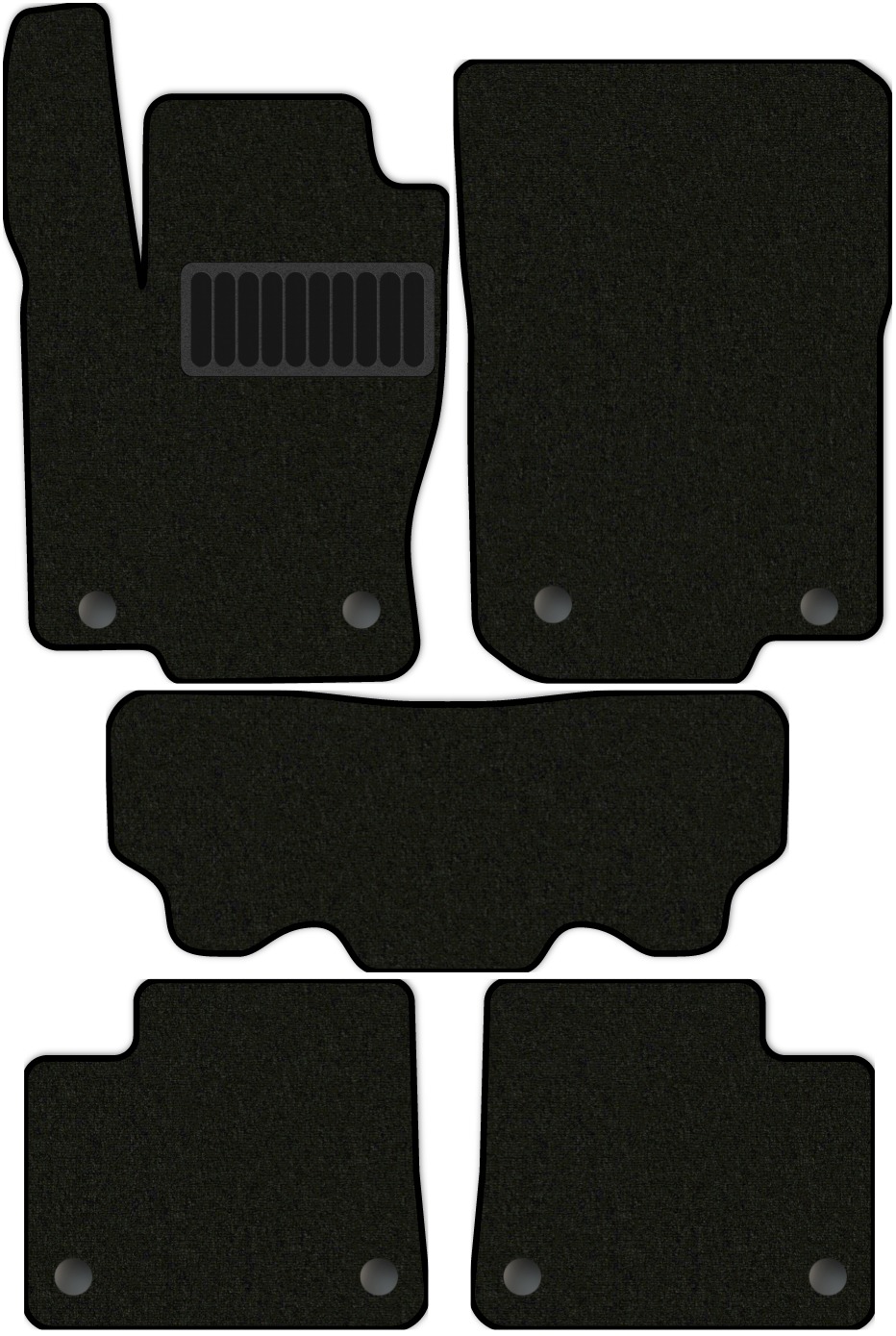 фото Коврики allmone "classic" для mercedes-benz m-class iii (w166) (2011 - 2015) черн 5 шт. ме