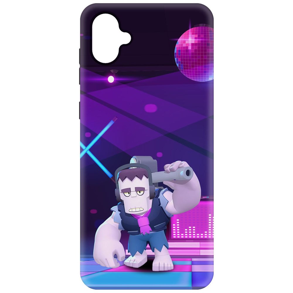 

Чехол-накладка Krutoff Soft Case Brawl Stars - Фрэнк для Samsung Galaxy A04e (A042) черный