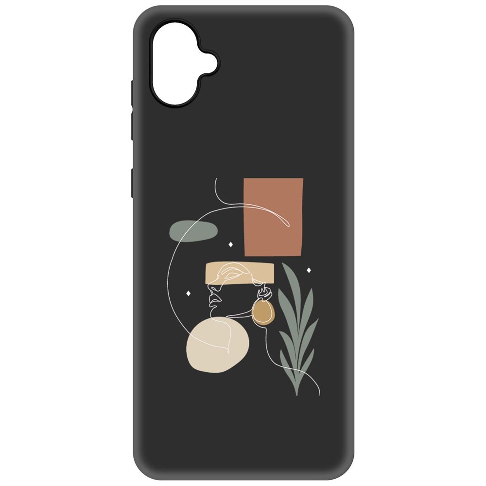 

Чехол-накладка Krutoff Soft Case Элегантность для Samsung Galaxy A04e (A042) черный