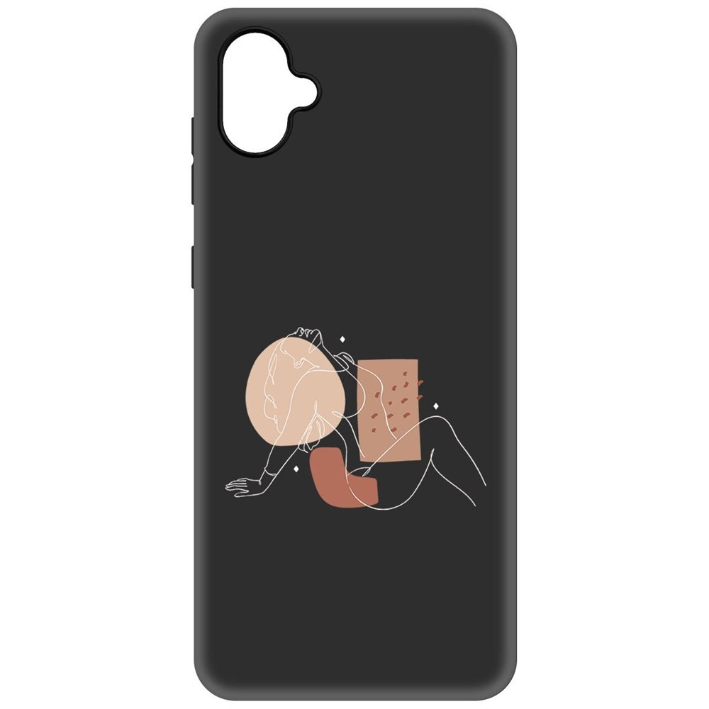 

Чехол-накладка Krutoff Soft Case Чувственность для Samsung Galaxy A04e (A042) черный