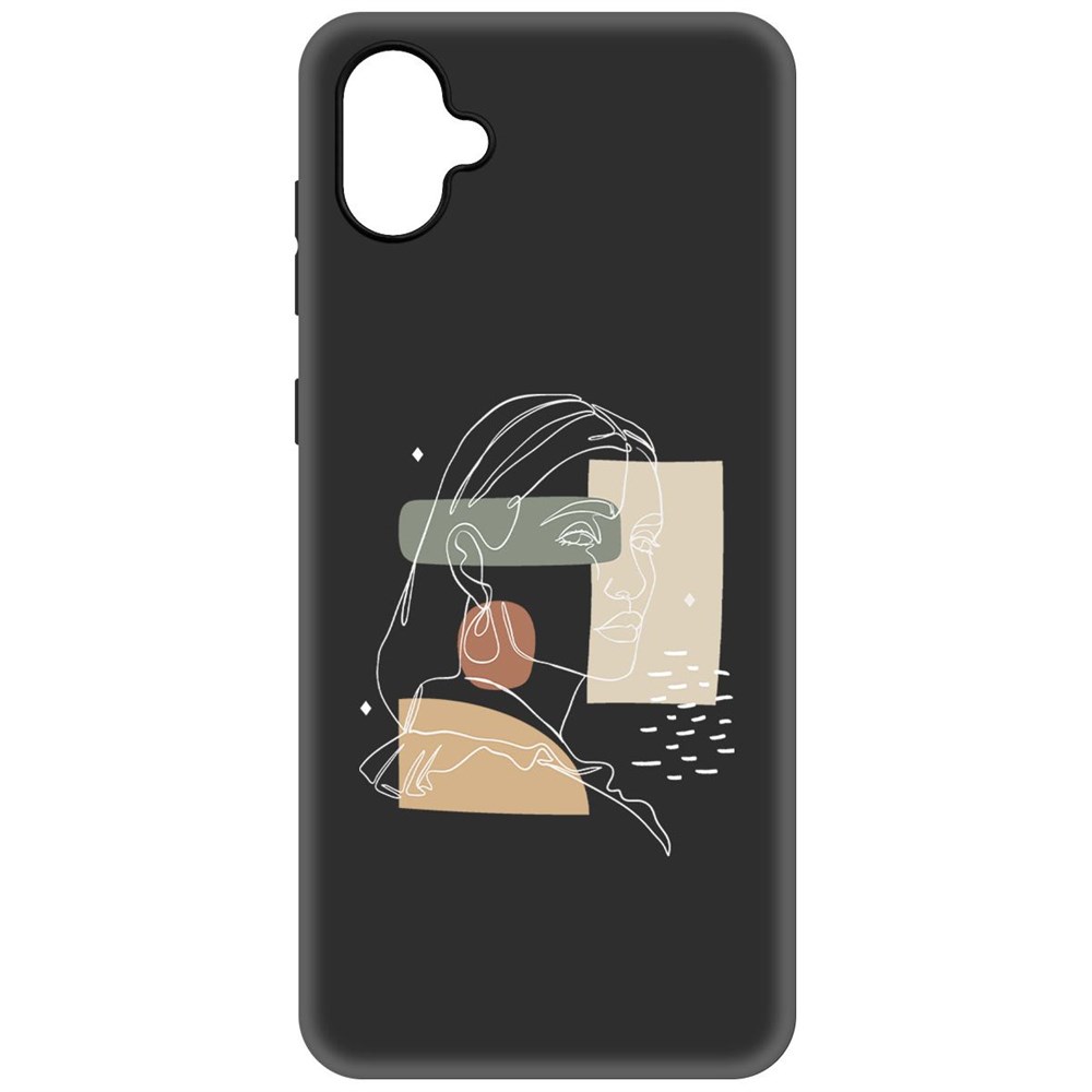 

Чехол-накладка Krutoff Soft Case Уверенность для Samsung Galaxy A04e (A042) черный