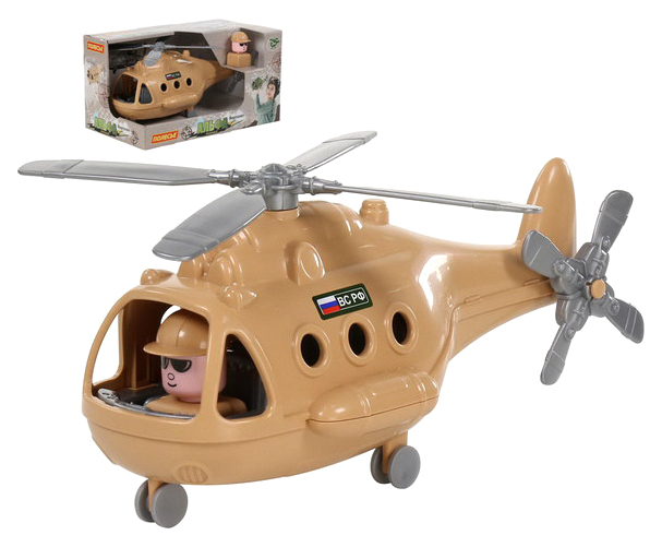 фото Вертолет военный полесье альфа-сафари п-68774 в коробке