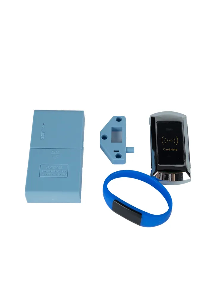 

Электронный замок, комплект, Синий, -