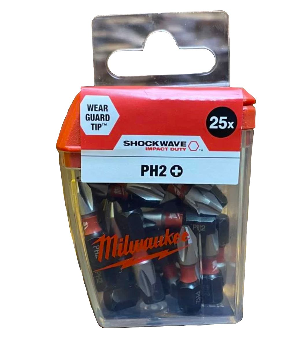 Набор бит Milwaukee Shockwave ph2 25мм, 25 шт