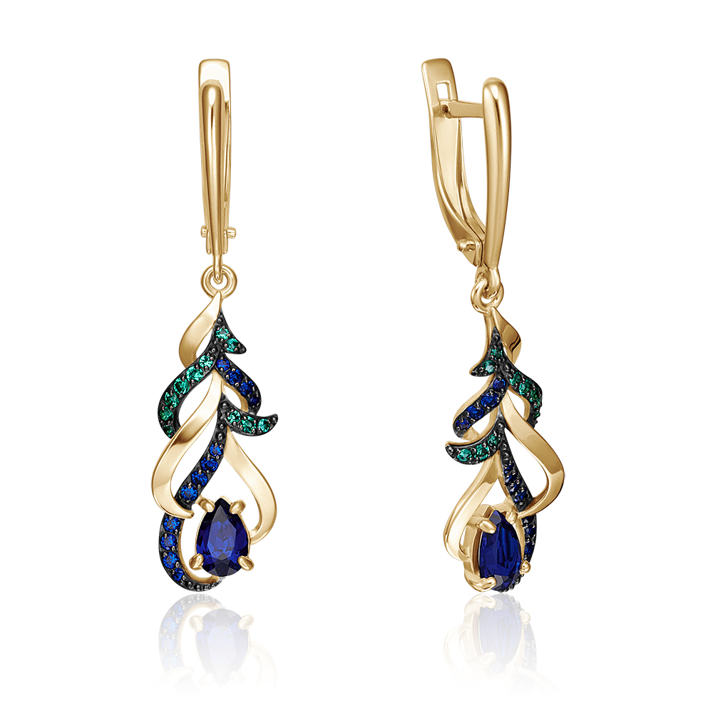 

Серьги женские из золота ЮЗ Платина 02-3500-00-404-1130-24, фианит, 02-3500-00-404-1130-24