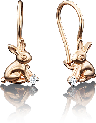 

Серьги женские из золота ЮЗ Платина 02-3495-00-401-1110-03, фианит, 02-3495-00-401-1110-03