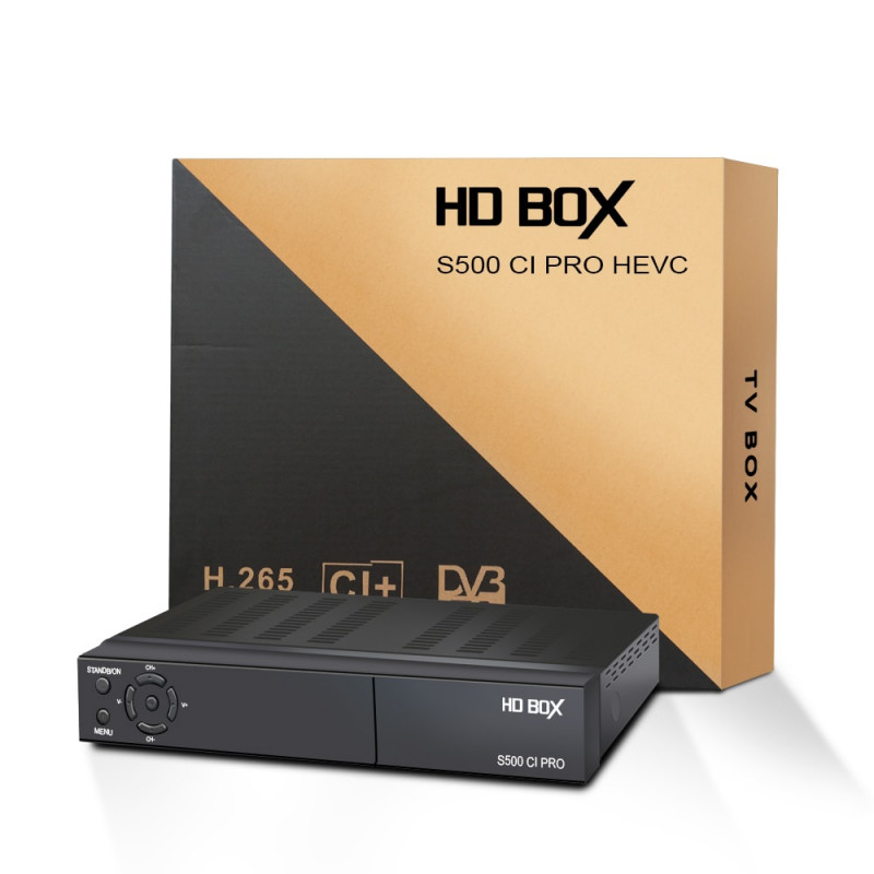 фото Hd box s500 ci pro комбинированный ресивер dvb-s2/t2/c (эйчди бокс)