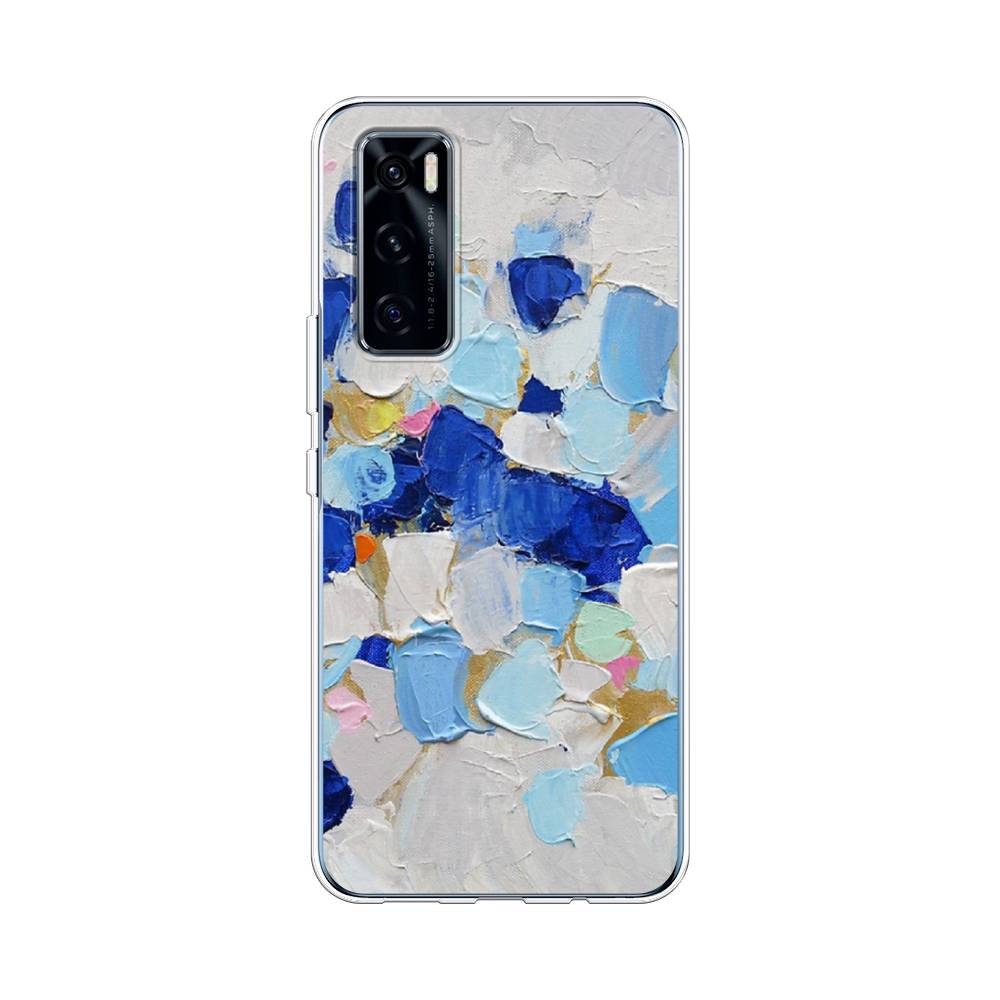 

Чехол Awog на Vivo V20 SE "Холст сине-белый", Разноцветный, 263550-10