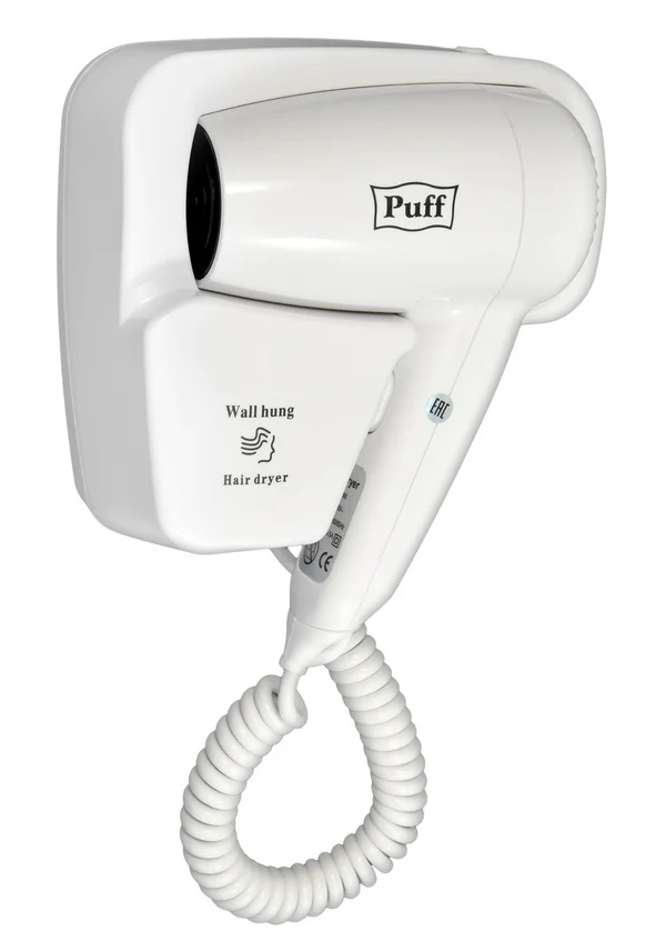 

Фен Puff 1200 1200 Вт белый, 1200