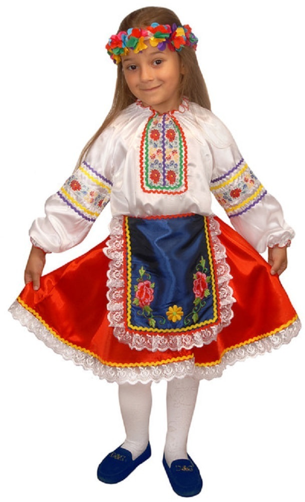 фото Костюм элит классик карнавальный детский украинская девочка 34 (134 см)