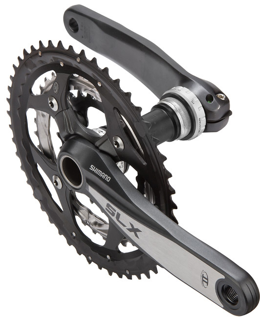 

Система шатунов SHIMANO SLX FC-M660 (48/36/26T) 175мм (черно-серебристый) 580094, SLX FC-M660