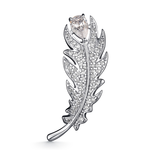 

Брошь из серебра с фианитом Dewi 901082271, 901082271