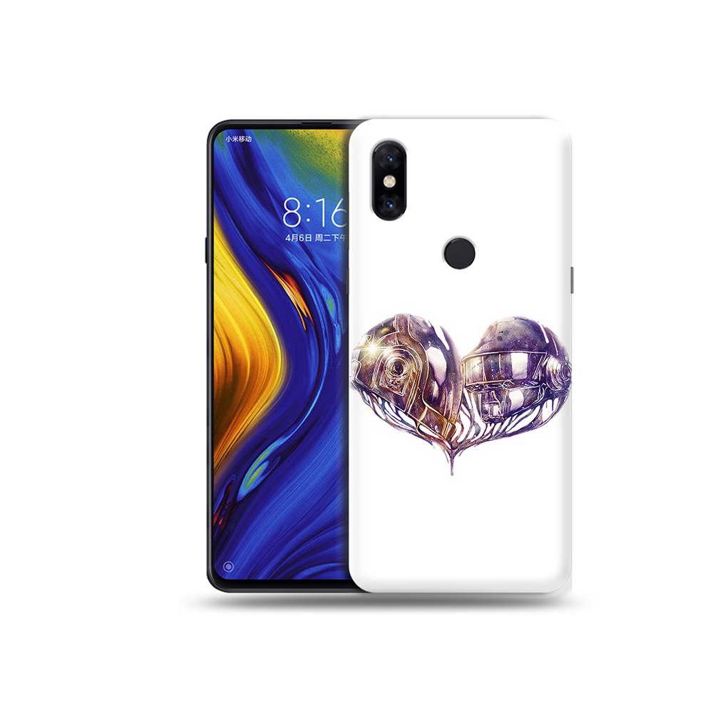 

Чехол MyPads Tocco для Xiaomi Mi Mix 3 сердце абстракция (PT119757.326.596), Прозрачный, Tocco