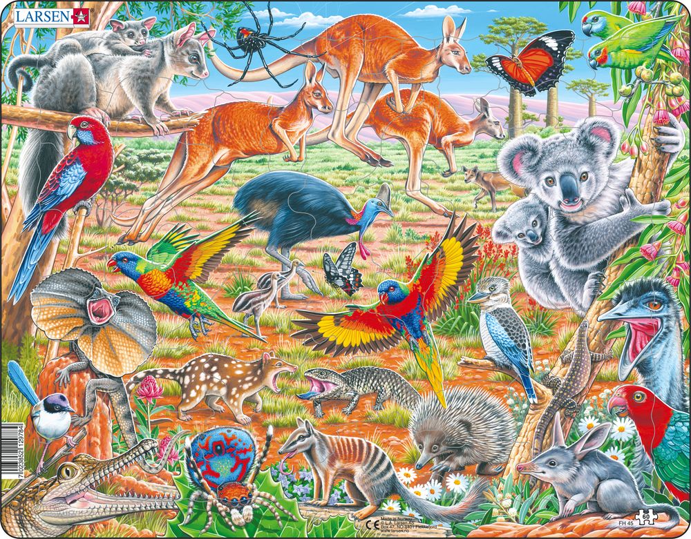 Рамка-вкладыш Дикие животные Австралии Larsen FH45 рамка вкладыш дикие животные