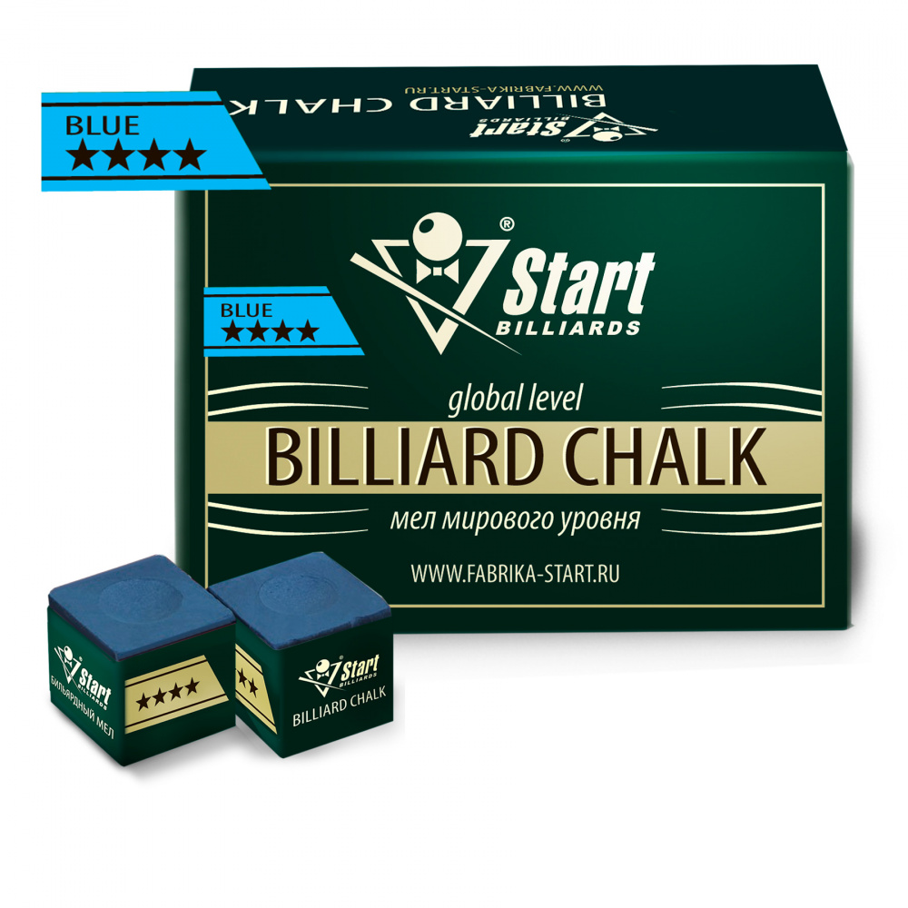 

Мел Startbilliards 4 звезды синий (72шт)