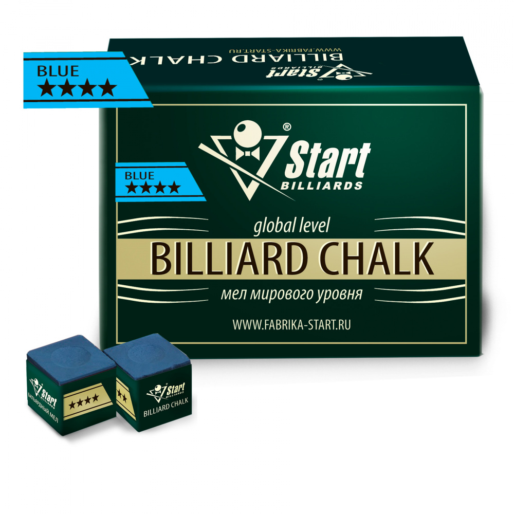 

Мел Startbilliards 4 звезды синий (144шт)