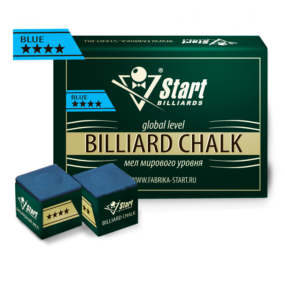 

Мел Startbilliards 4 звезды синий (12шт)
