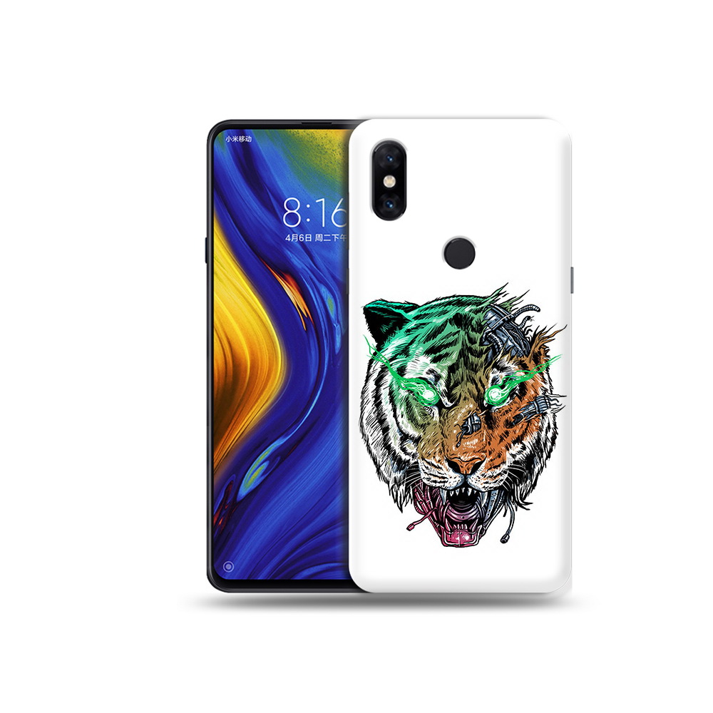 

Чехол MyPads Tocco для Xiaomi Mi Mix 3 робо-тигр (PT119757.326.584), Прозрачный, Tocco