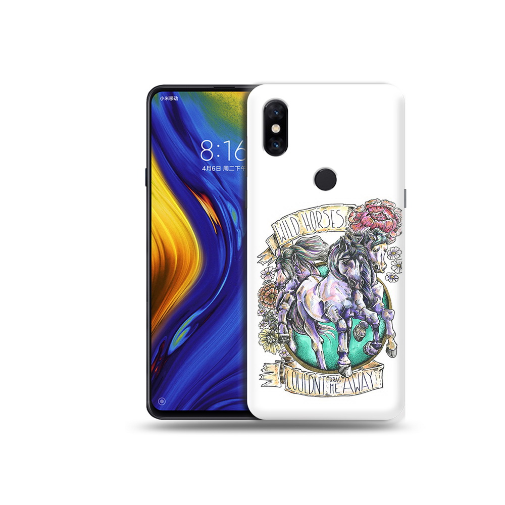 

Чехол MyPads Tocco для Xiaomi Mi Mix 3 рисунок коней в цветах (PT119757.326.582), Прозрачный, Tocco
