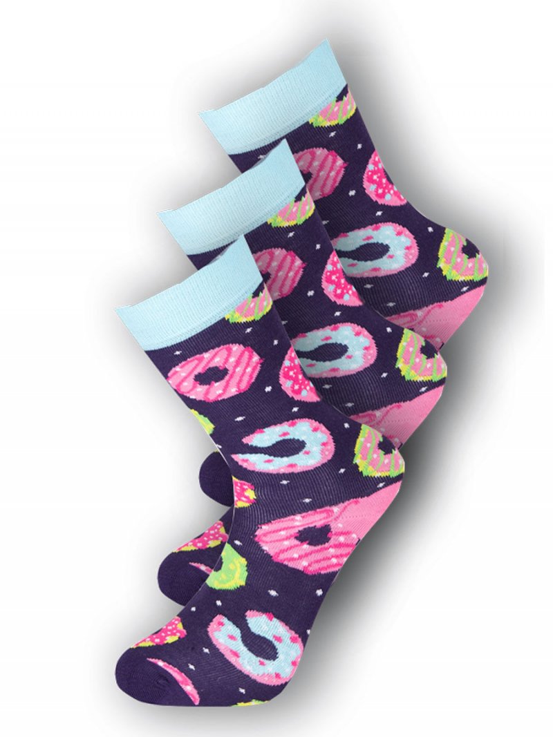 Комплект носков женских SiS SS2015 фиолетовых 36-39