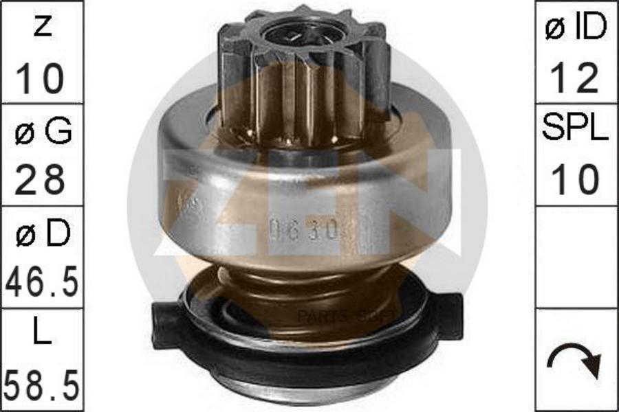

Бендикс стартера Era ZN0630